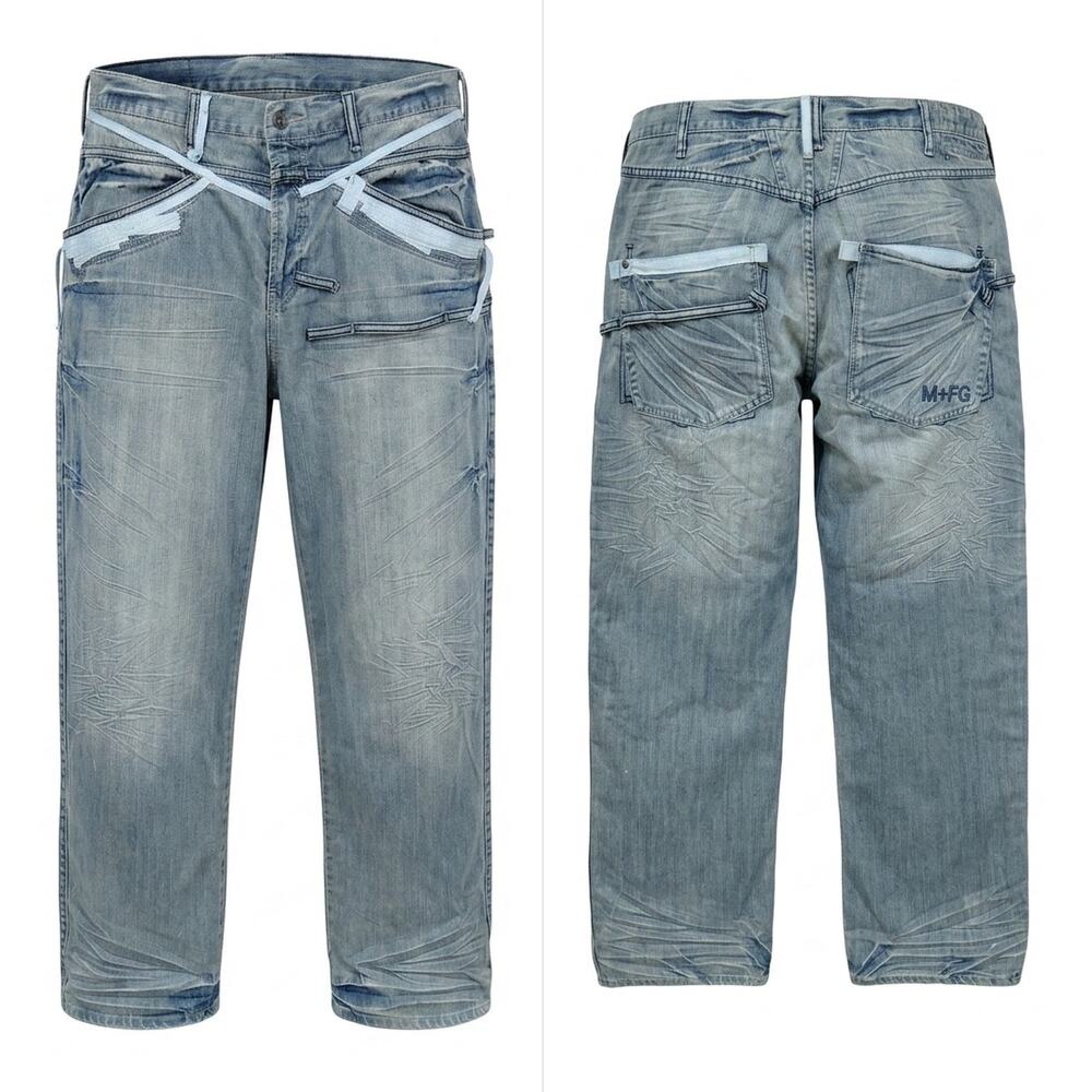 Vintage Marithé + François Girbaud Straight Leg Jeans Men Size 38